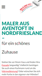 Mobile Screenshot of malerei-nielsen.de